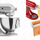 KitchenAid Tilt-Head Stand Mixer, $200
KitchenAid Pasta Roller and Fettuccine Cutter Set, $85
